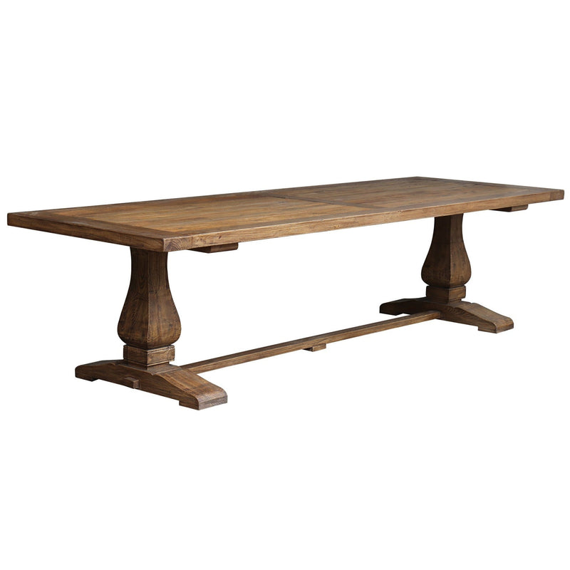 Juliet 3m Reclaimed Timber Dining Table-Dovetailed &amp; Doublestitched