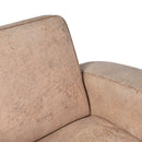 Kingly Club Beyond Vintage Leather Swivel Chair-Dovetailed &amp; Doublestitched