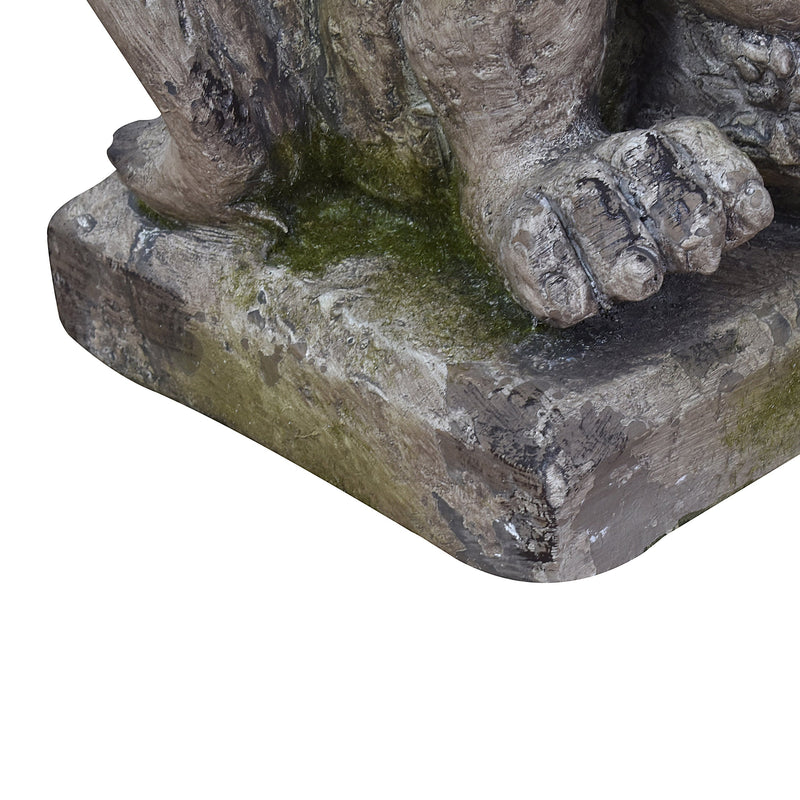 Kneeling Gargoyle Statue-Dovetailed &amp; Doublestitched