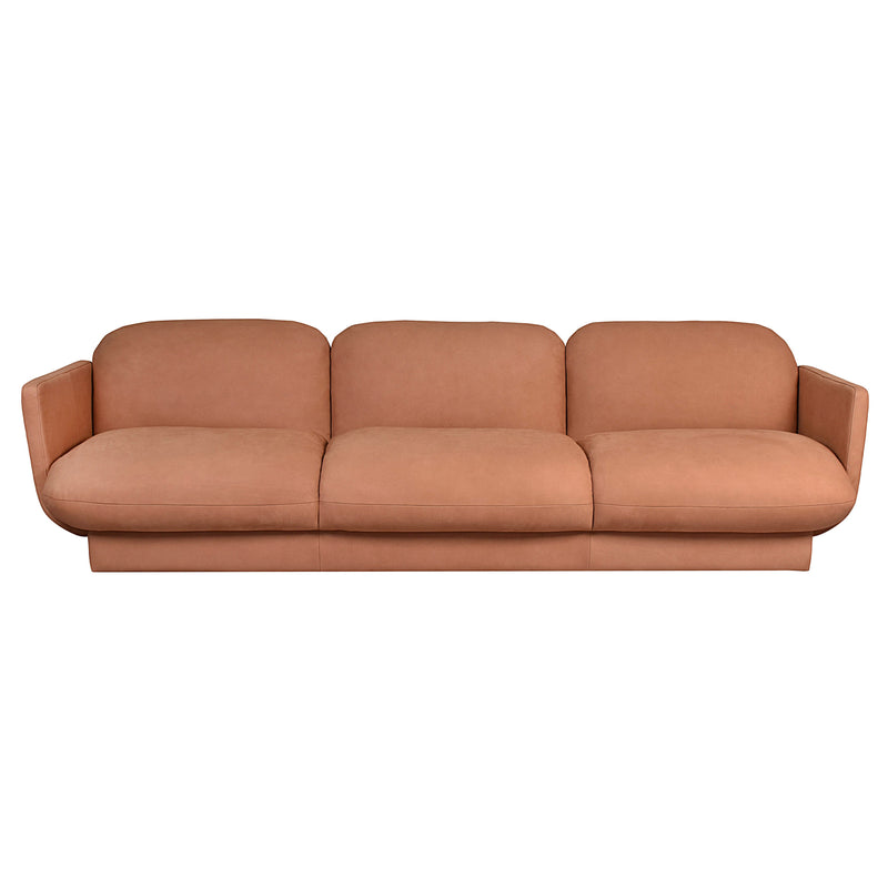 L'Europe XL 4 Seater Sofa In Coyote-Dovetailed &amp; Doublestitched