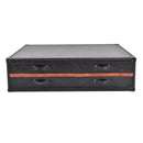 Lancaster Vintage Black Leather Coffee Table-Dovetailed &amp; Doublestitched