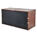 Lancaster Vintage Leather Chest of Drawers-Dovetailed &amp; Doublestitched