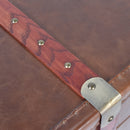 Lancaster Vintage Leather Chest of Drawers-Dovetailed &amp; Doublestitched