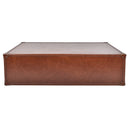 Lancaster Vintage Leather Coffee Table-Dovetailed &amp; Doublestitched