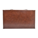 Lancaster Vintage Leather Coffee Table-Dovetailed &amp; Doublestitched