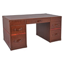 Lancaster Vintage Leather Trunk Desk-Dovetailed &amp; Doublestitched