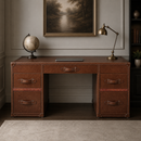 Lancaster Vintage Leather Trunk Desk