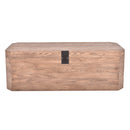 Levi Old Elm Storage Trunk Large-Dovetailed &amp; Doublestitched