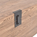 Levi Old Elm Storage Trunk Large-Dovetailed &amp; Doublestitched