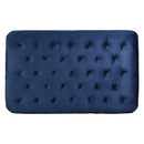 Libera Navy Blue Velvet Chesterfield Coffee Table-Dovetailed &amp; Doublestitched