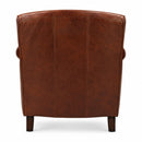 Logan Vintage Leather Armchair-Dovetailed &amp; Doublestitched