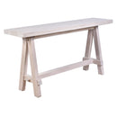 Manor Sawhorse Console-Dovetailed &amp; Doublestitched