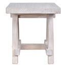 Manor Sawhorse Side Table-Dovetailed &amp; Doublestitched