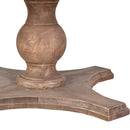 Martina 1.5m Reclaimed Timber Round Dining Table-Dovetailed &amp; Doublestitched