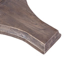 Martina 1.5m Reclaimed Timber Round Dining Table-Dovetailed &amp; Doublestitched