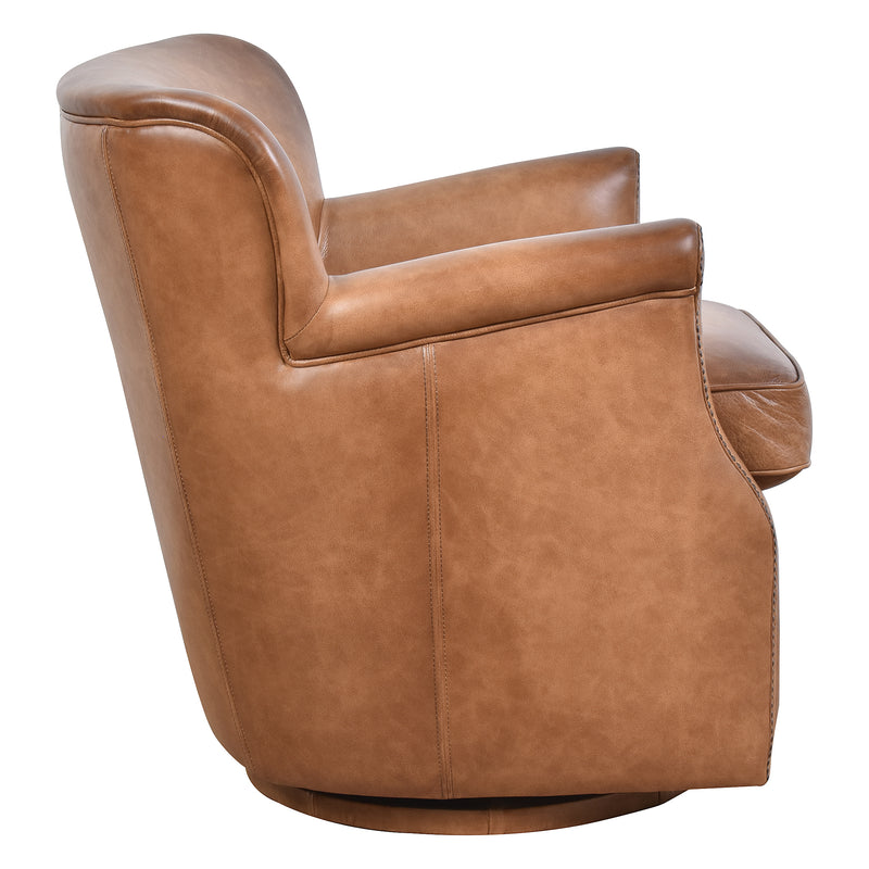 Mateo Professor Leather Swivel Chair-Dovetailed &amp; Doublestitched