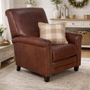 Maxwell Vintage Leather Recliner Chair-Dovetailed &amp; Doublestitched