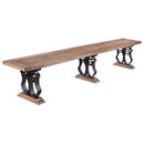 Michigan 3m French Iron Dining Bench Seat-Dovetailed &amp; Doublestitched