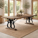 Michigan 3m French Iron Dining Table-Dovetailed &amp; Doublestitched