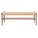 Montego Woven Bench-Dovetailed &amp; Doublestitched