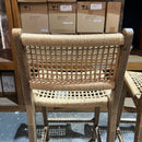 Montego Woven Counter Stool Pair-Dovetailed &amp; Doublestitched