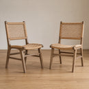 Montego Woven Dining Chair-Dovetailed &amp; Doublestitched