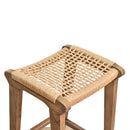 Montego Woven Kitchen Stool-Dovetailed &amp; Doublestitched