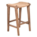 Montego Woven Kitchen Stool-Dovetailed &amp; Doublestitched