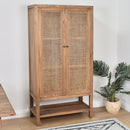 Natural Foreshore 2 Door Cabinet-Dovetailed &amp; Doublestitched