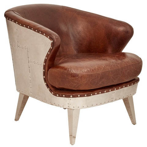 Navigator Vintage Leather Armchair