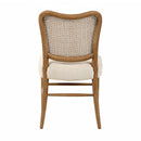 Nicolas Rattan Back Dining Chair-Dovetailed &amp; Doublestitched