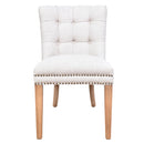 Nova Dove Grey Linen Dining Chair Briarsmoke-Dovetailed &amp; Doublestitched