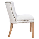 Nova Dove Grey Linen Dining Chair Briarsmoke-Dovetailed &amp; Doublestitched