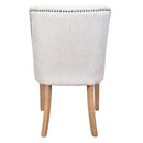 Nova Dove Grey Linen Dining Chair Briarsmoke-Dovetailed &amp; Doublestitched
