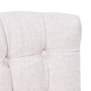 Nova Dove Grey Linen Dining Chair Briarsmoke-Dovetailed &amp; Doublestitched