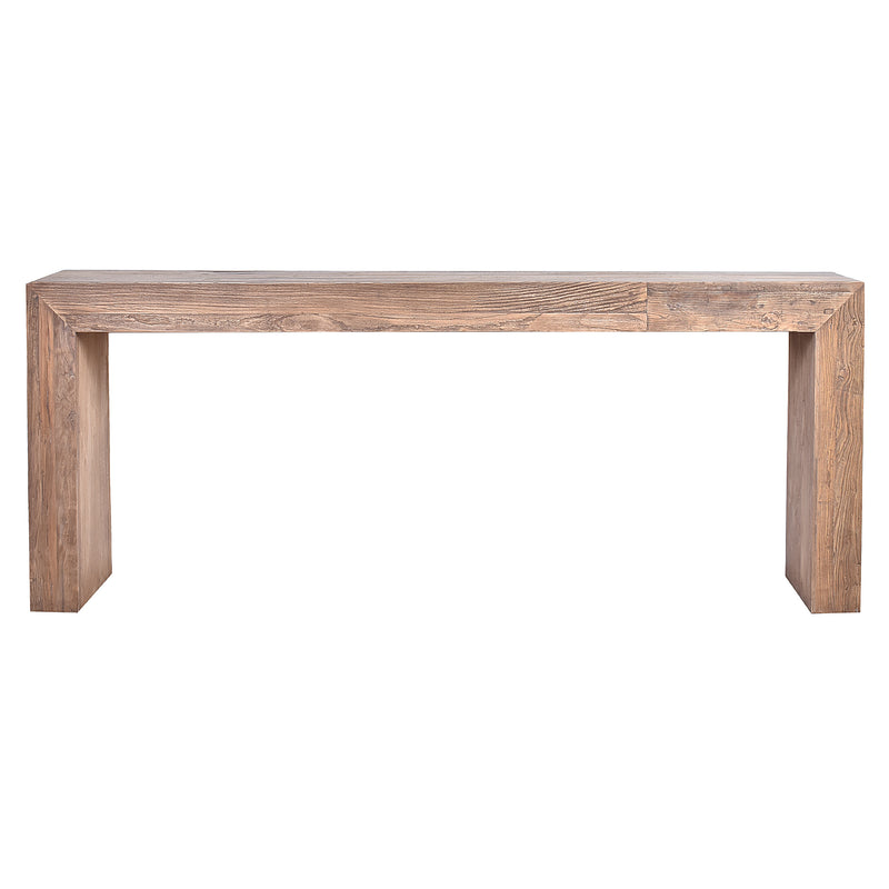 Octavius Recycled Timber Console-Dovetailed &amp; Doublestitched