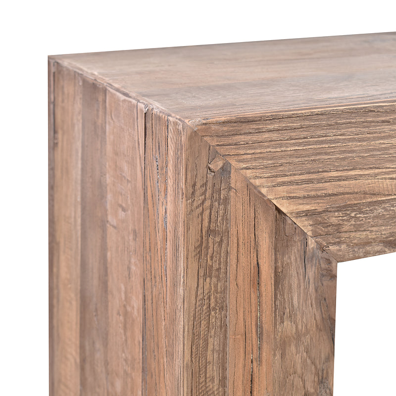 Octavius Recycled Timber Console-Dovetailed &amp; Doublestitched