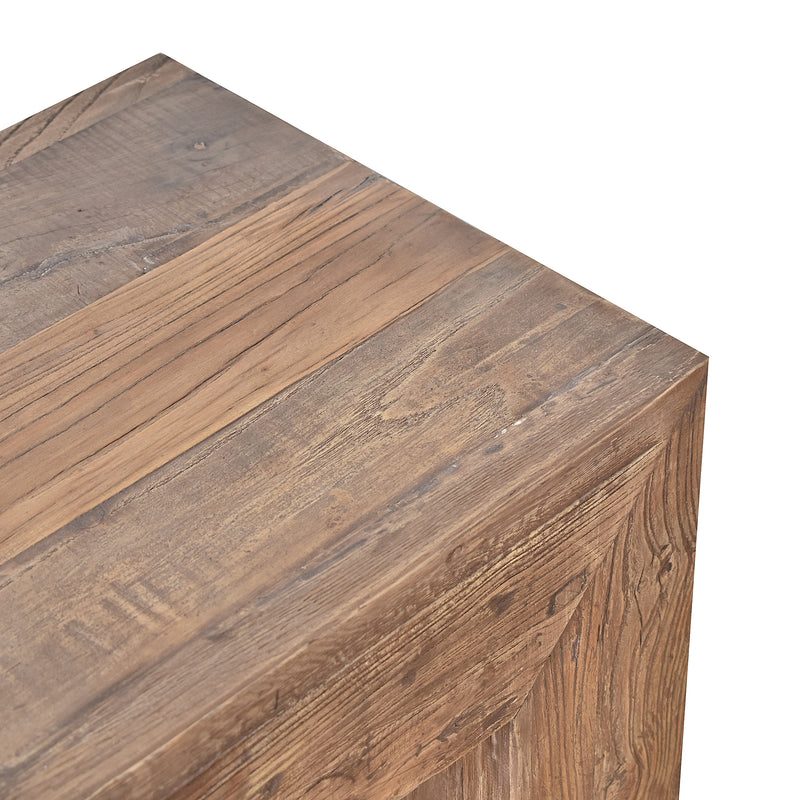 Octavius Recycled Timber Console-Dovetailed &amp; Doublestitched