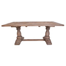 Old Elm 200cm Reclaimed Timber Dining Table-Dovetailed &amp; Doublestitched