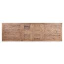 Old Elm Double Extension Dining Table - Plank Top-Dovetailed &amp; Doublestitched