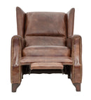 Opa Vintage Leather Recliner Chair-Dovetailed &amp; Doublestitched