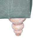 GG Green Leather Chesterfield 3 Seater Sofa