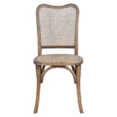 Pierre Rattan Dining Chair-Dovetailed &amp; Doublestitched