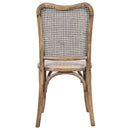 Pierre Rattan Dining Chair-Dovetailed &amp; Doublestitched