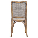Pierre Rattan Dining Chair-Dovetailed &amp; Doublestitched