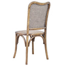 Pierre Rattan Dining Chair-Dovetailed &amp; Doublestitched