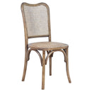 Pierre Rattan Dining Chair-Dovetailed &amp; Doublestitched