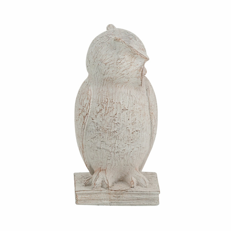 Polyresin Owl Statue-Dovetailed &amp; Doublestitched