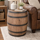 Provence Vintage Wine Barrel-Dovetailed &amp; Doublestitched