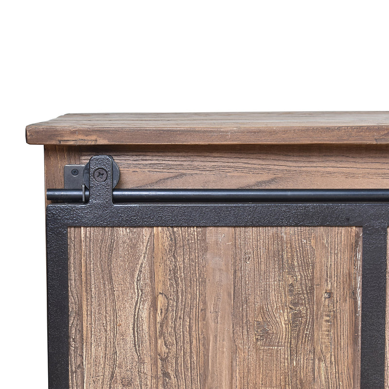 Railway Farmhouse Entertainment Unit-Dovetailed &amp; Doublestitched